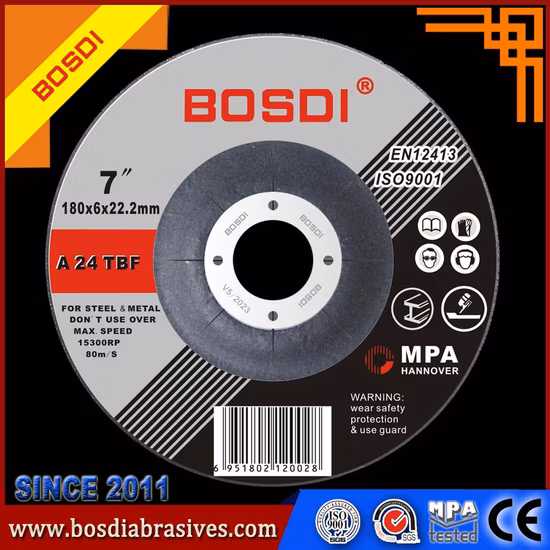 Disco/disco abrasivo abrasivo de alta durabilidad, herramienta manual de aluminio para acero inoxidable
