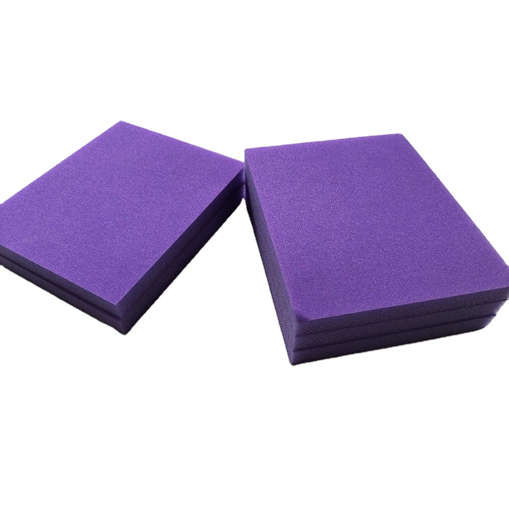 120*100*12mm Abrasive Aluminium Oxide Low Density Hand Sanding Sponge Grinding Block Polishing Pad Sheet Tools