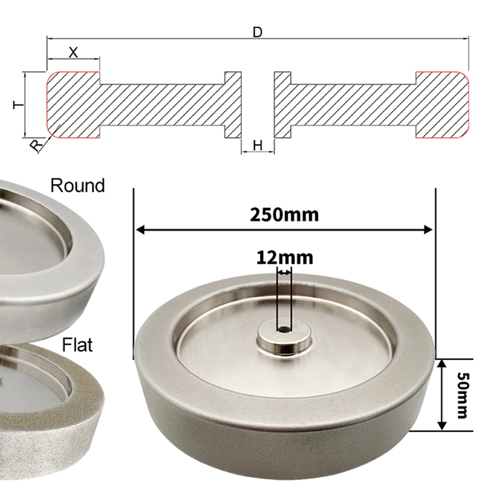 CBN Tormek Grinding Wheel T4 T7 T8 Electroplated CBN Diamond Grinding Wheel for Sharpening Knife